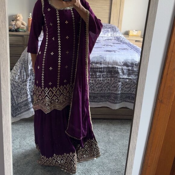Purple Sharara - Picture 2 of 7